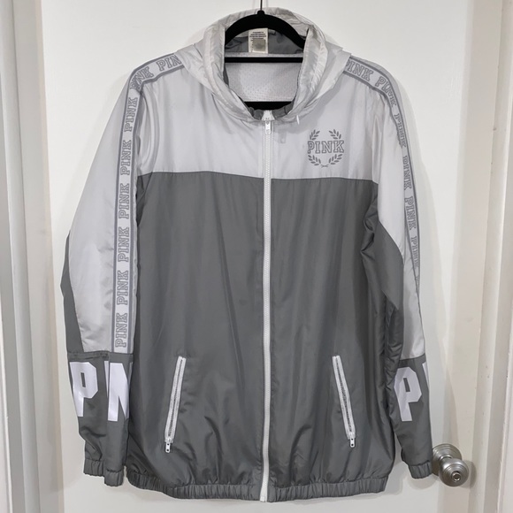 Pink Windbreaker Jacket